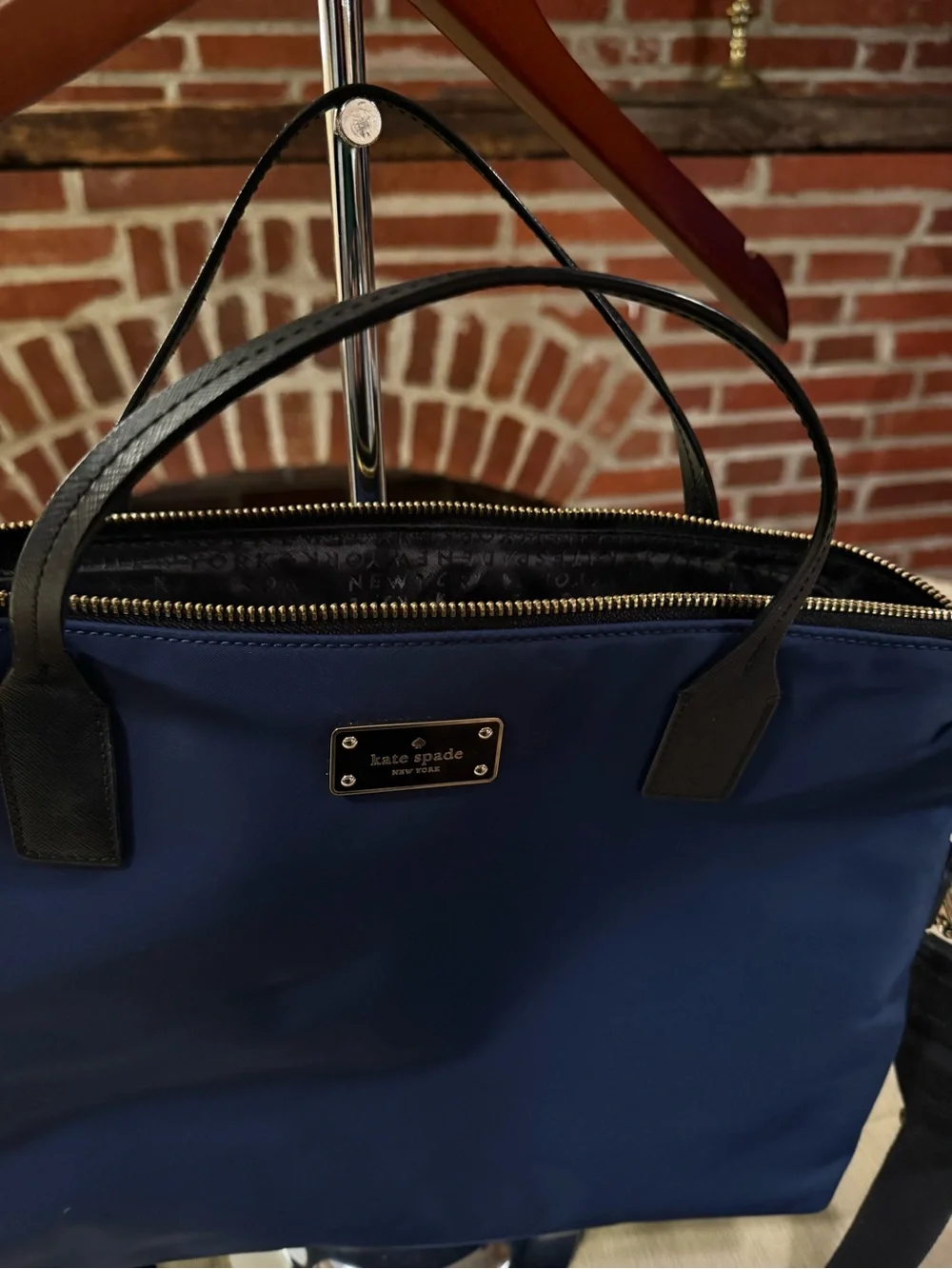 ✅🆕KATE SPADE NEW YORK Blake Avenue Daveney Laptop Bag in blue, NWTs.